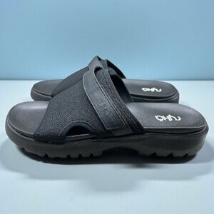 Ryka Women's Brilliant Adjustable Sport Slide Sandals - Black - Size 12 M